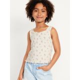 Fitted Sweetheart-Neck Tank Top for Girls Hot Deal
