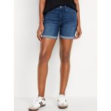 High-Waisted Wow Jean Shorts -- 5-inch inseam Hot Deal