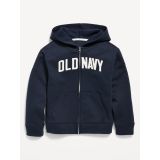 Logo-Graphic Zip-Front Hoodie for Boys Hot Deal