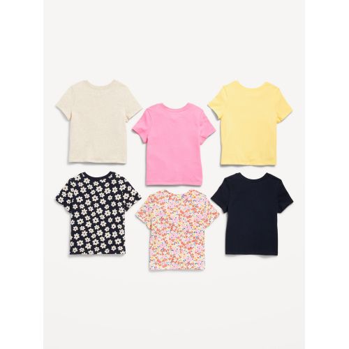 올드네이비 Unisex Short-Sleeve T-Shirt 6-Pack for Toddler