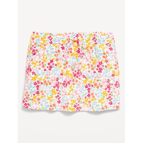 올드네이비 Linen-Blend Drawstring Skirt for Girls
