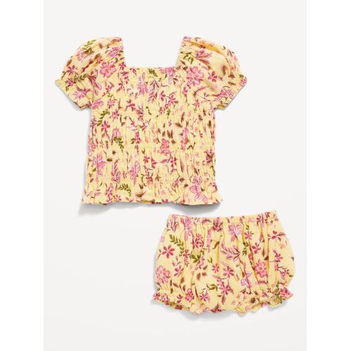 올드네이비 Smocked Top & Bloomer Shorts Set for Baby