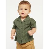 Short-Sleeve Camp Shirt for Baby Hot Deal