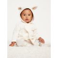 Unisex 3-Piece Bunny-Print Layette Set for Baby