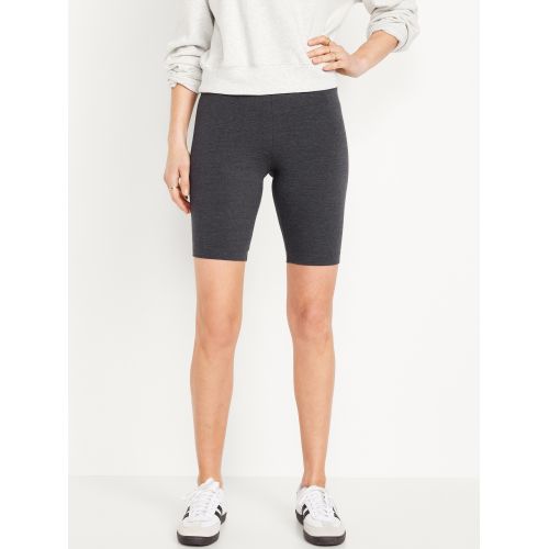 올드네이비 High-Waisted Biker Shorts -- 10-inch inseam