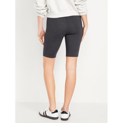 올드네이비 High-Waisted Biker Shorts -- 10-inch inseam