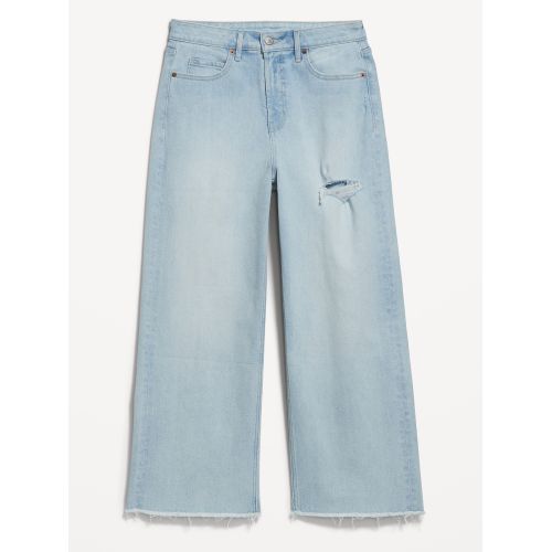 올드네이비 Extra High-Waisted Wide-Leg Crop Jeans