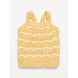 Crochet-Knit Cami Sweater for Toddler Girls