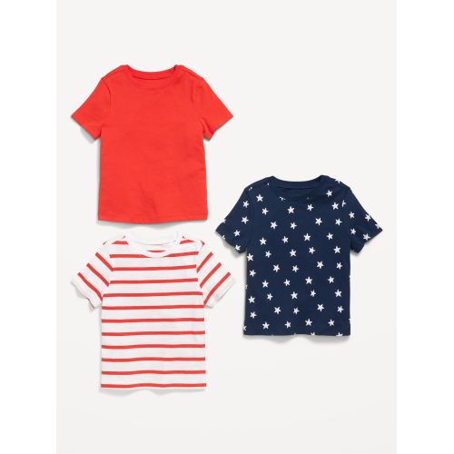 올드네이비 Unisex Solid T-Shirt 3-Pack for Toddler Hot Deal
