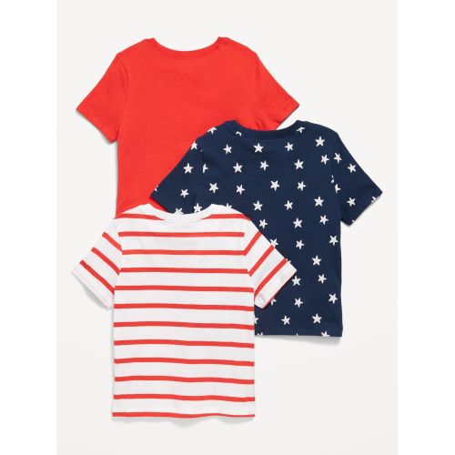 올드네이비 Unisex Solid T-Shirt 3-Pack for Toddler Hot Deal