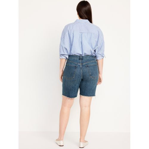 올드네이비 High-Waisted OG Jean Shorts -- 9-inch inseam