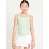 PowerSoft Fitted Cross-Back Tank Top for Girls