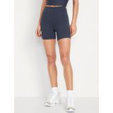 High-Waisted PowerSoft Biker Shorts -- 6-inch inseam