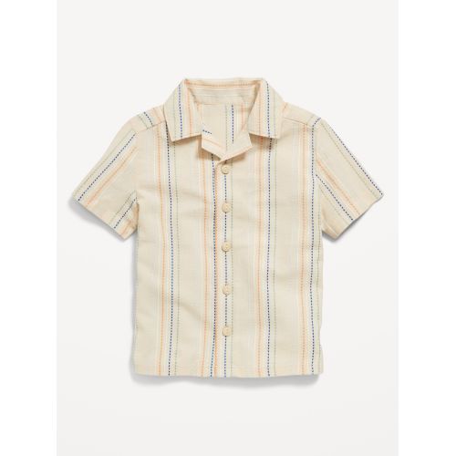올드네이비 Textured Striped Dobby Shirt for Toddler Boys