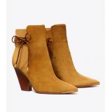Tory Burch Lila Suede Scrunch Ankle Boot