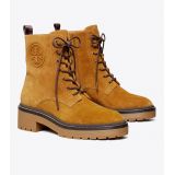 Tory Burch Miller Suede Lug-Sole Boot