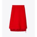 Tory Burch DOUBLE-FACED WOOL SKIRT