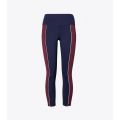 Tory Burch HIGH-RISE WEIGHTLESS PIPED 7/8 LEGGING
