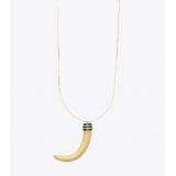 Tory Burch HORN PENDANT NECKLACE