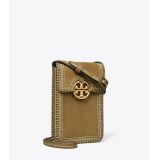 Tory Burch MILLER SUEDE STITCHED PHONE CROSSBODY