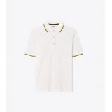 Tory Burch OVERSIZED COTTON PIQUEE POLO