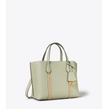Tory Burch PERRY PICK-STITCH SMALL TRIPLE-COMPARTMENT TOTE