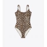 Tory Burch PRINTED CLIP TANK SWIMSUIT