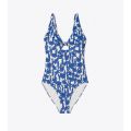 Tory Burch PRINTED KNOT ONE-PIECE