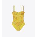 Tory Burch PRINTED UNDERWIRE ONE-PIECE SWIMSUIT