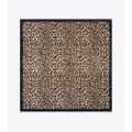 Tory Burch REVA LEOPARD DOUBLE-SIDED SILK SQUARE SCARF