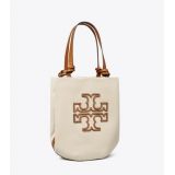 Tory Burch SMALL CANVAS ROUND TOTE