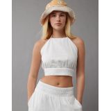 AE Cropped Tie-Back Halter Top
