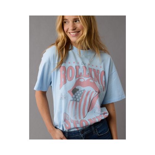 아메리칸이글 AE Oversized Rolling Stones Graphic T-Shirt