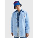 TOMMY JEANS Solid Sherpa Overshirt