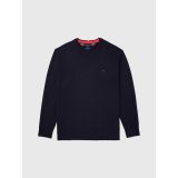 TOMMY HILFIGER Big And Tall Basketweave Sweater