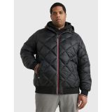 TOMMY HILFIGER Big And Tall Hooded Diamond Quilted Jacket