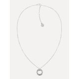 TOMMY HILFIGER Stainless Steel Disk Medallion Necklace