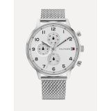 TOMMY HILFIGER Sub-Dial Watch with Stainless Steel Mesh Bracelet