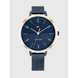TOMMY HILFIGER Casual Watch with Navy Ion-Plated Mesh Bracelet