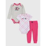 TOMMY HILFIGER Toddlers Bodysuit and Pant Set 3PC
