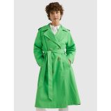 TOMMY HILFIGER Solid Double-Breasted Trench Coat