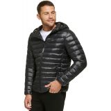 Mens Hooded & Quilted Packable Jacket