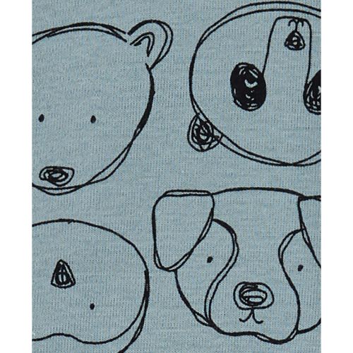 카터스 Toddler Boys Cotton Animals-Print 100% Snug Fit One-Piece Footed Pajamas