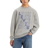 Mens Relaxed-Fit Logo Crewneck Sweatshirt