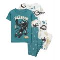 Toddler Carters Toddler Boys Astronaut 100% Snug Fit Cotton Pajamas 4 Piece Set