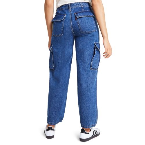 리바이스 Womens 94 Baggy High Rise Cargo Jeans