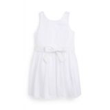 Toddler and Little Girls Ottoman-Ribbed Cotton Dress