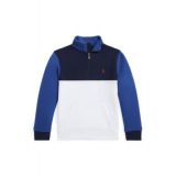 Toddler and Little Boys Logo Fleece Quarter-Zip Pullover Sweatshirt