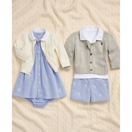 폴로 랄프로렌 Baby Boys Soft Cotton Polo Shirt and Mesh Shorts Set