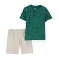 Baby Boys Shirt and Shorts 2 Piece Set